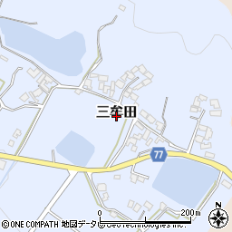 〒838-0207 福岡県朝倉郡筑前町三牟田の地図