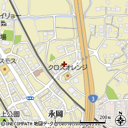 福岡県筑紫野市永岡668-42周辺の地図