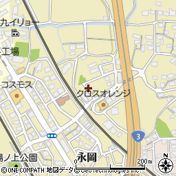 福岡県筑紫野市永岡668-36周辺の地図