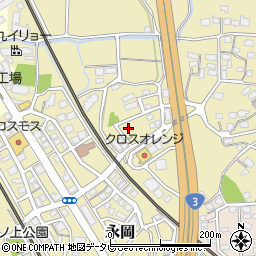 福岡県筑紫野市永岡668-37周辺の地図