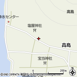 佐賀県唐津市高島881周辺の地図
