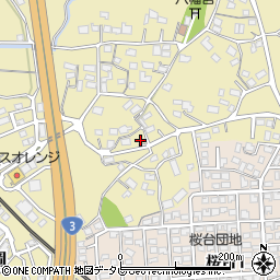 福岡県筑紫野市永岡652周辺の地図