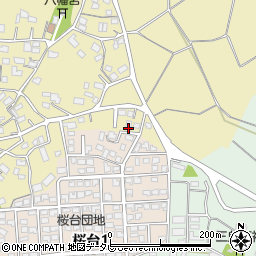 福岡県筑紫野市永岡536周辺の地図