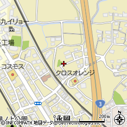 福岡県筑紫野市永岡668-24周辺の地図