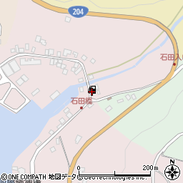 友田商店仮屋給油所周辺の地図
