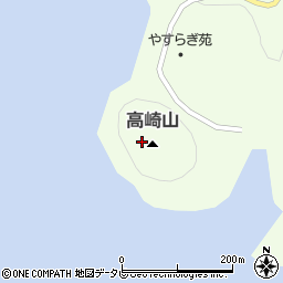 高崎山周辺の地図