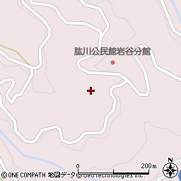 愛媛県大洲市肱川町山鳥坂2616周辺の地図