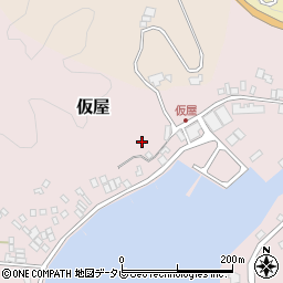 佐賀県東松浦郡玄海町仮屋周辺の地図