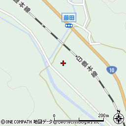 大分県杵築市山香町大字下2596周辺の地図