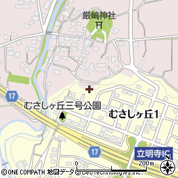 福岡県筑紫野市立明寺75周辺の地図