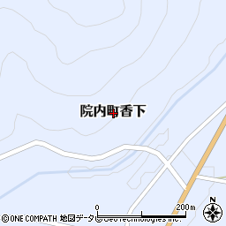 大分県宇佐市院内町香下周辺の地図