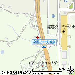 ニッポンレンタカー大分空港営業所周辺の地図