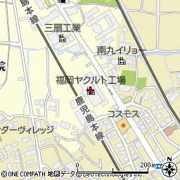 株式会社福岡ヤクルト　工場周辺の地図