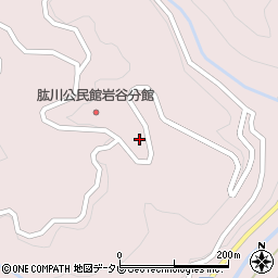 愛媛県大洲市肱川町山鳥坂2601周辺の地図