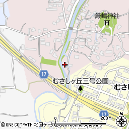 福岡県筑紫野市立明寺32周辺の地図