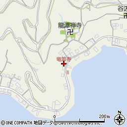 竜箪寺周辺の地図