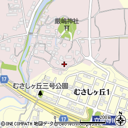 福岡県筑紫野市立明寺64周辺の地図