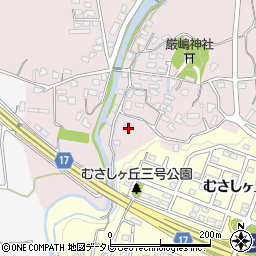福岡県筑紫野市立明寺60周辺の地図