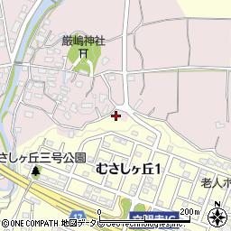 福岡県筑紫野市立明寺225周辺の地図