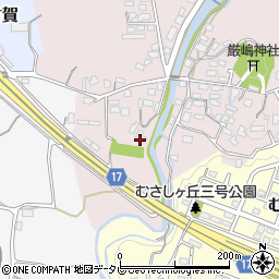 福岡県筑紫野市立明寺343周辺の地図