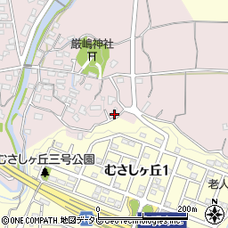 福岡県筑紫野市立明寺69周辺の地図