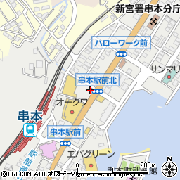 紀陽銀行オークワ串本店 ＡＴＭ周辺の地図