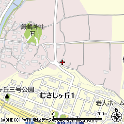 福岡県筑紫野市立明寺232周辺の地図
