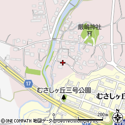 福岡県筑紫野市立明寺56周辺の地図