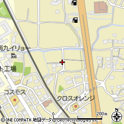 福岡県筑紫野市永岡周辺の地図