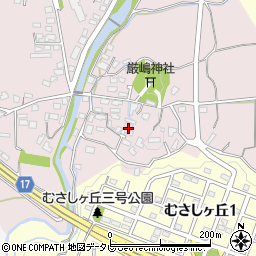 福岡県筑紫野市立明寺50周辺の地図