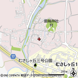 福岡県筑紫野市立明寺54周辺の地図
