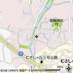福岡県筑紫野市立明寺33周辺の地図