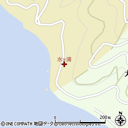 水ヶ浦周辺の地図