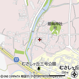 福岡県筑紫野市立明寺55周辺の地図