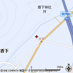 大分県宇佐市院内町香下323-1周辺の地図