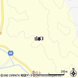 大分県宇佐市山口周辺の地図