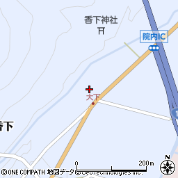 大分県宇佐市院内町香下317周辺の地図