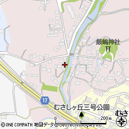福岡県筑紫野市立明寺335周辺の地図