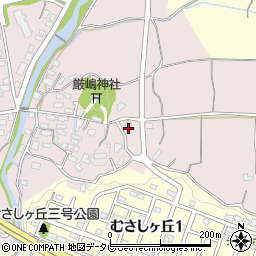 福岡県筑紫野市立明寺227周辺の地図