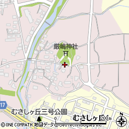 福岡県筑紫野市立明寺318周辺の地図
