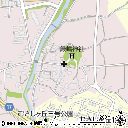 福岡県筑紫野市立明寺320周辺の地図