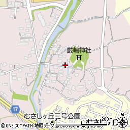 福岡県筑紫野市立明寺321周辺の地図