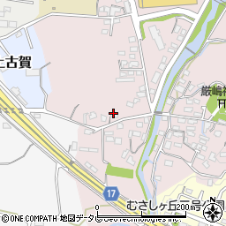 福岡県筑紫野市立明寺384周辺の地図