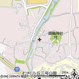 福岡県筑紫野市立明寺332周辺の地図