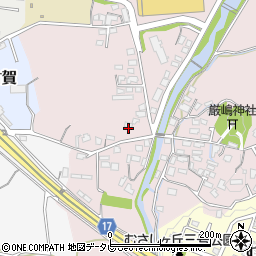 福岡県筑紫野市立明寺399周辺の地図