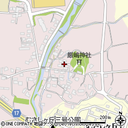 福岡県筑紫野市立明寺322周辺の地図