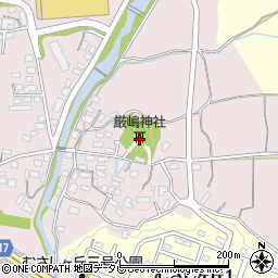 福岡県筑紫野市立明寺317周辺の地図