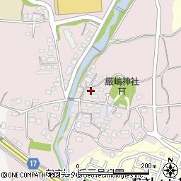 福岡県筑紫野市立明寺329周辺の地図