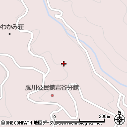 愛媛県大洲市肱川町山鳥坂2577周辺の地図