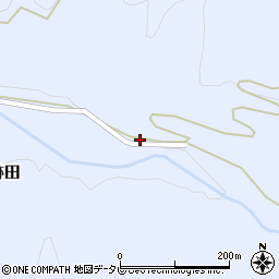 大分県中津市本耶馬渓町跡田1741周辺の地図
